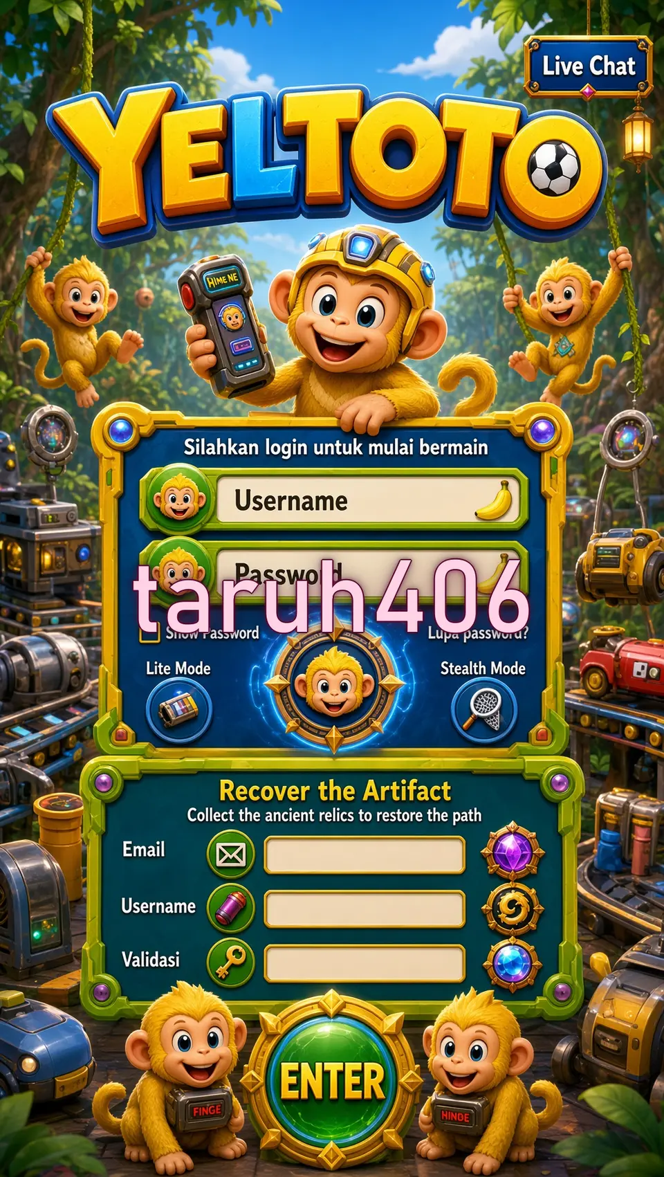 taruh406 Masuk
